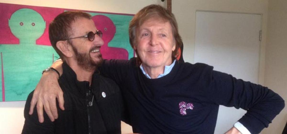 McCartney, Ringo Starr reunite in studio