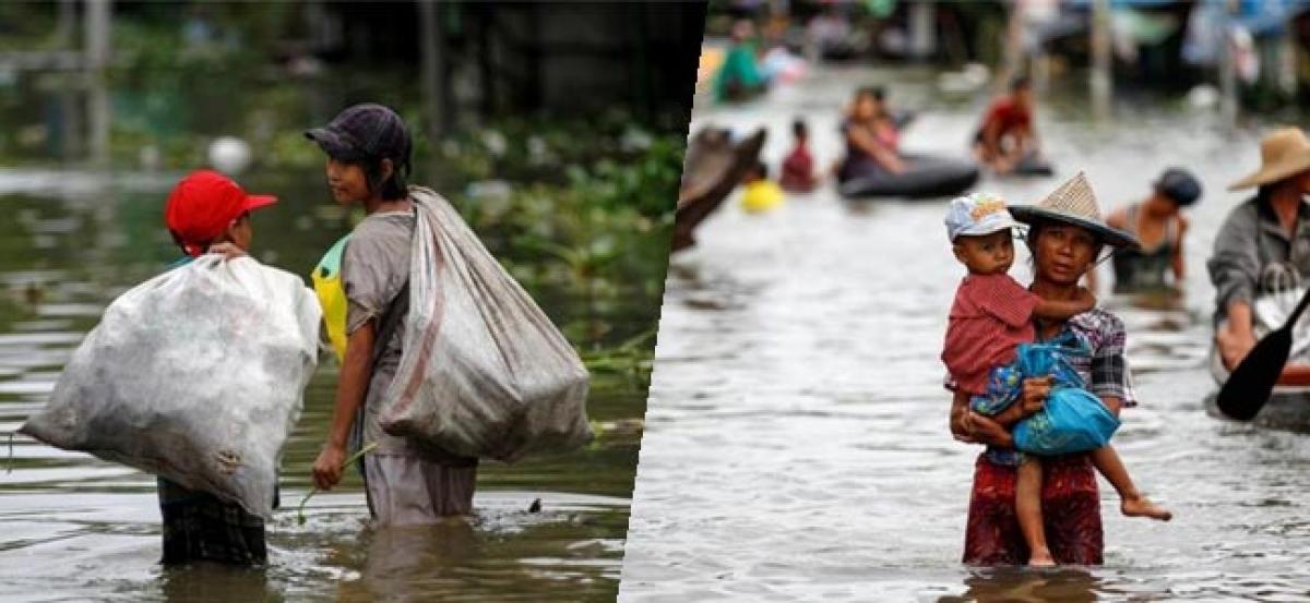 Myanmar monsoon floods kill eight, disrupt lives of 400,000