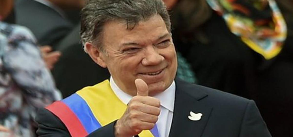 Colombia Prez wins Nobel Prize for peace efforts