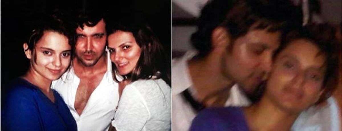 Leaked Hrithiks intimate photo with Kangna shows his blatant lie