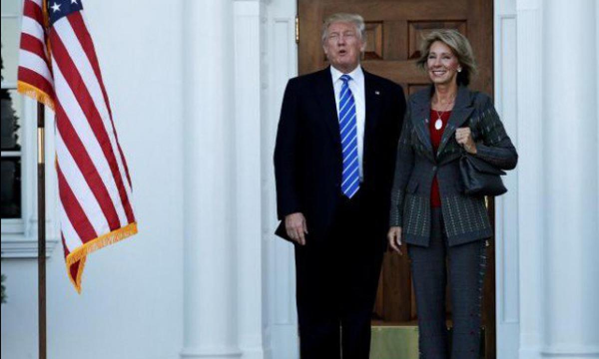 Donald Trump nominates wealthy activist Betsy Devos as Education Secretary