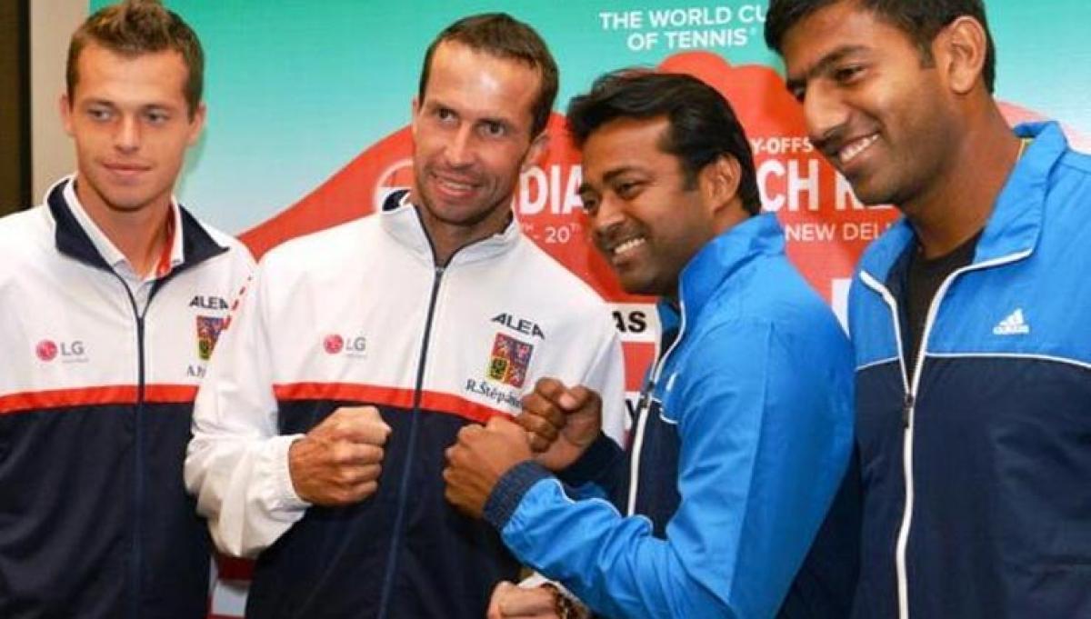 Paes-Bopanna to take on Stepanek-Pavlasek in Davis Cup doubles encounter