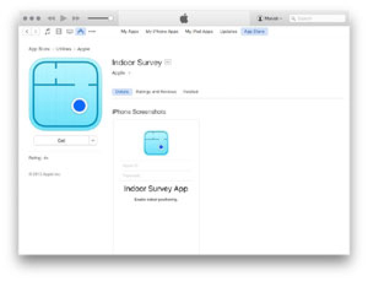 Apples Survey app for Indoor Mapping gets spotted