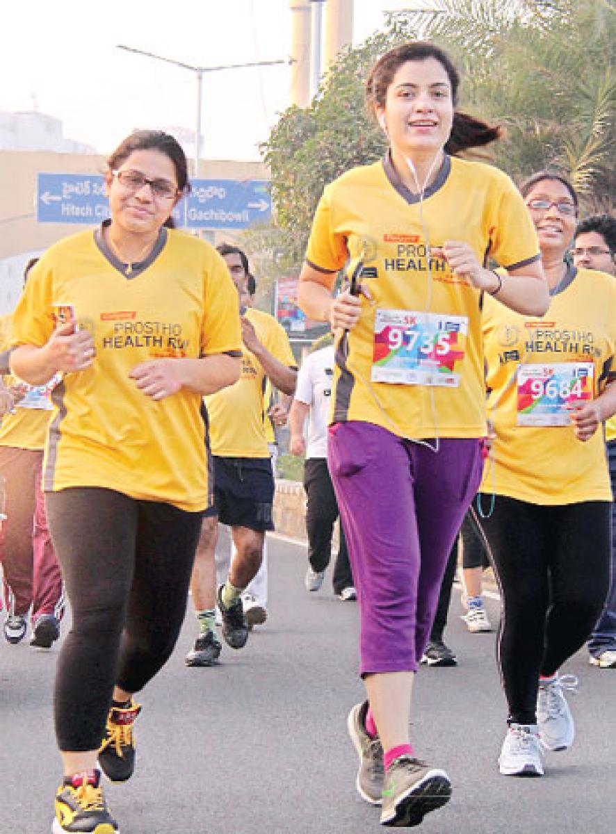 Dental society organises cancer awareness run