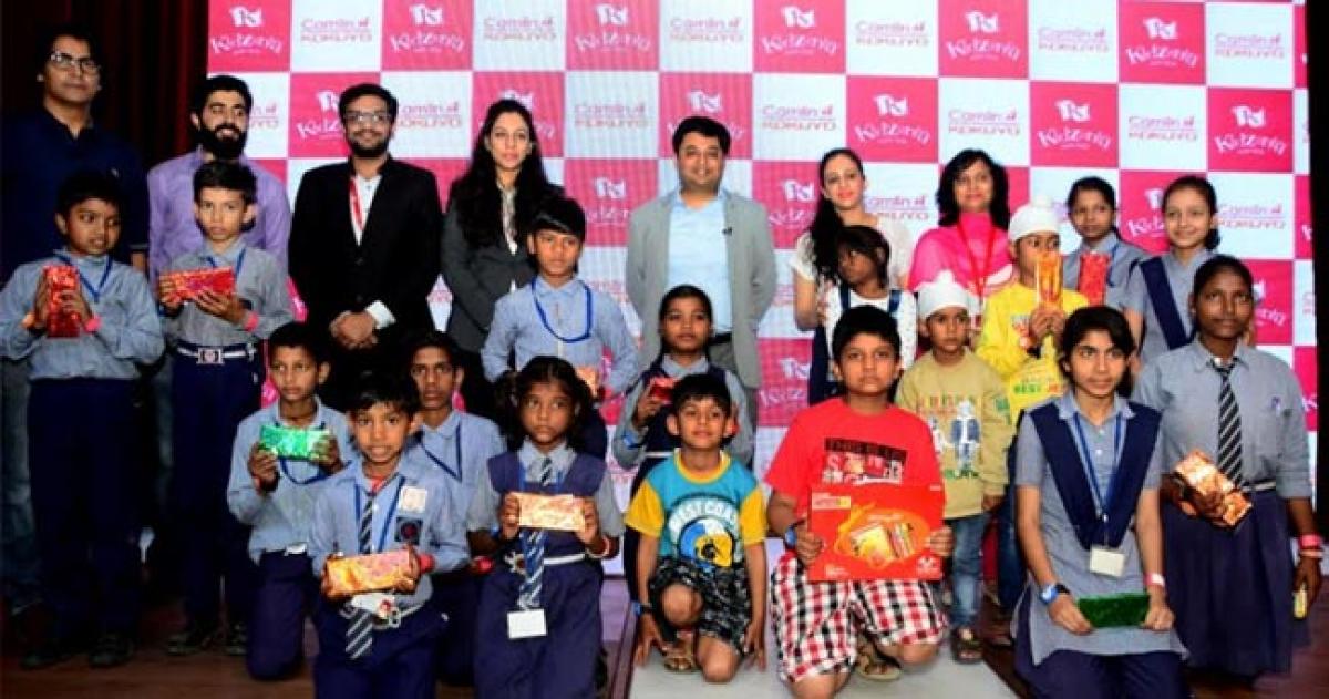 KidZania Delhi NCR & Kokuyo Camlin ‘Unwrapping Happiness’ for NGO kids