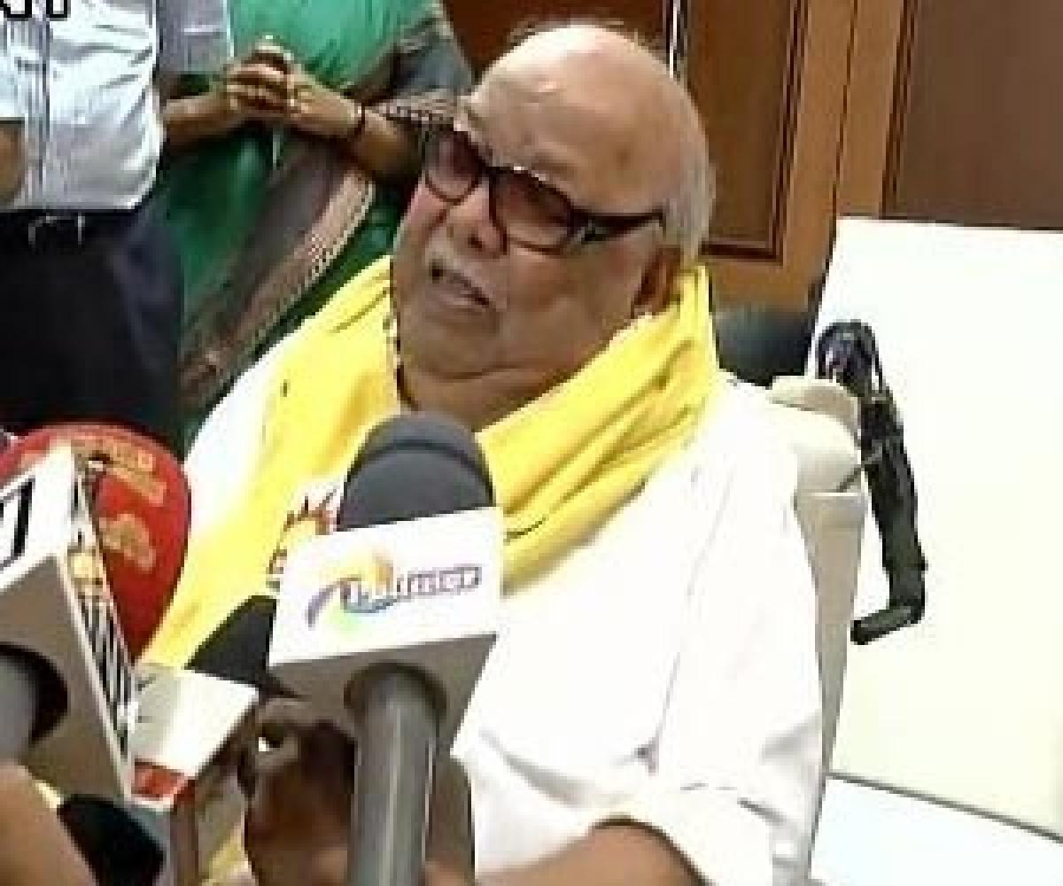 EC was acting at behest of Jayalalithaa: Karunanidhi