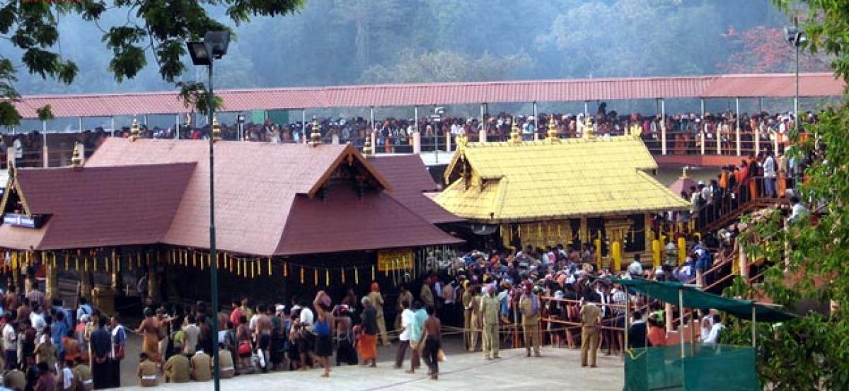 Despite demonetisation, collections up at Sabarimala Temple