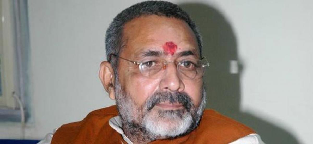 Hindus should increase their population: Giriraj Singh