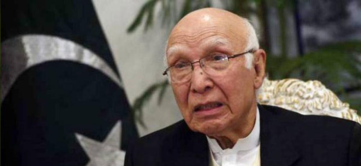 Gen. Sharif cant be recalled from Saudi Arabia: Aziz