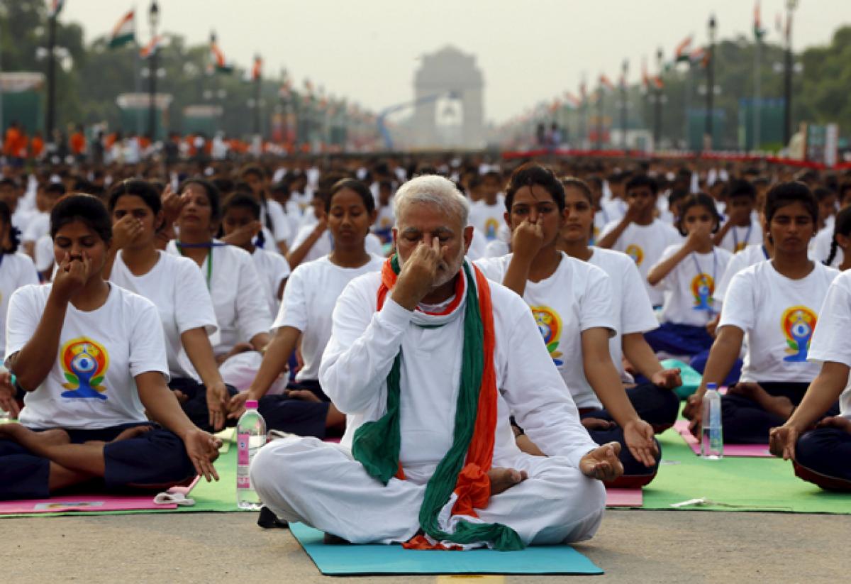 WORLD BOWS TO INDIA’S YOGA