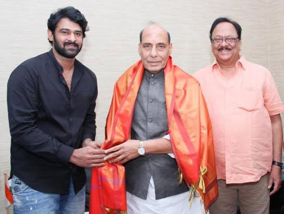 Prabhas meets Rajnath Singh, whats Brewing?