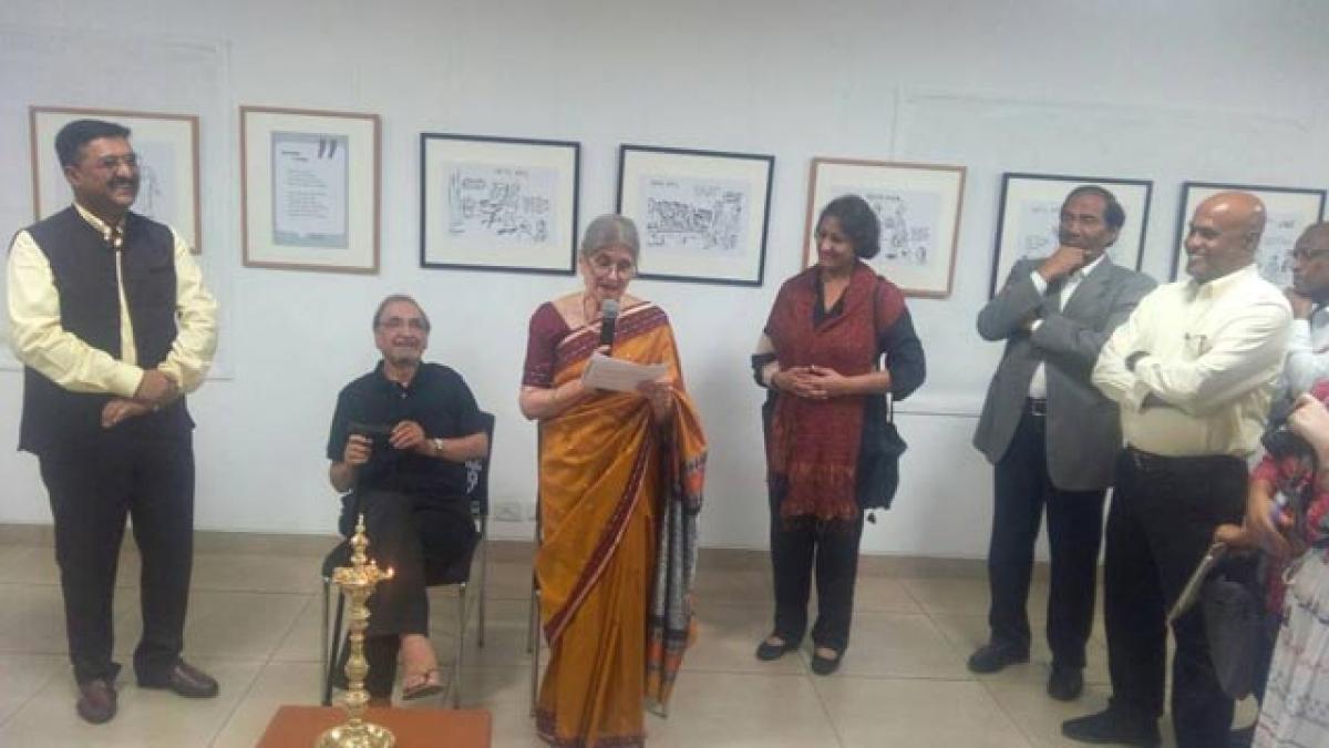 Hyderabad enjoys cartoon exhibition