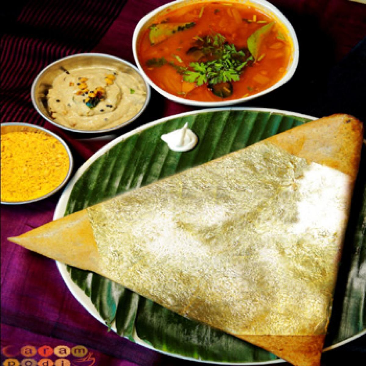 Now serving, the Srimanthudu Dosa