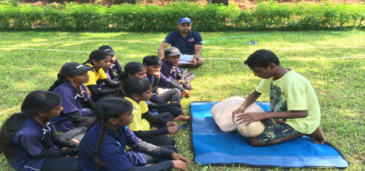 First life saving training centre in Telangana