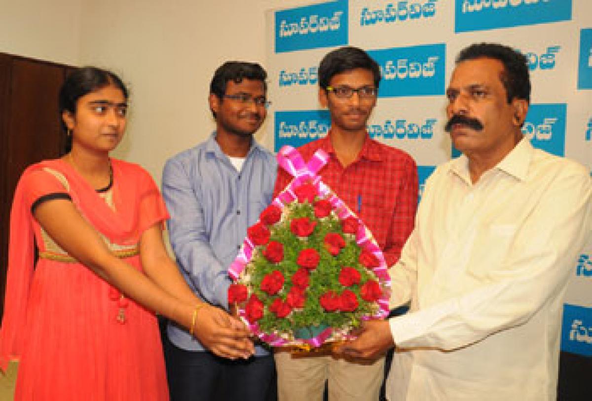 Amaravati students score all India first and second ranks