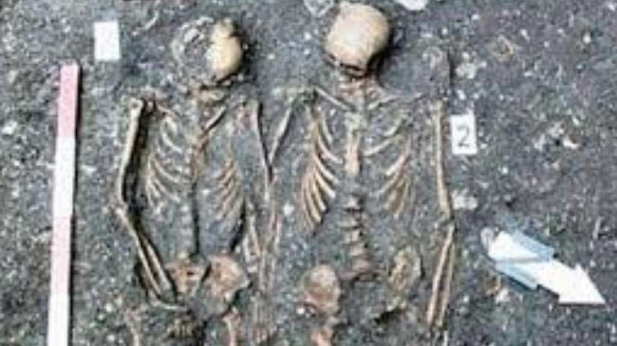 Skeletons of man woman found