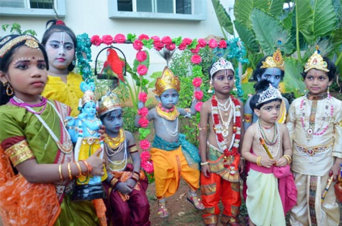 Krishnashtami celebrated with devotion