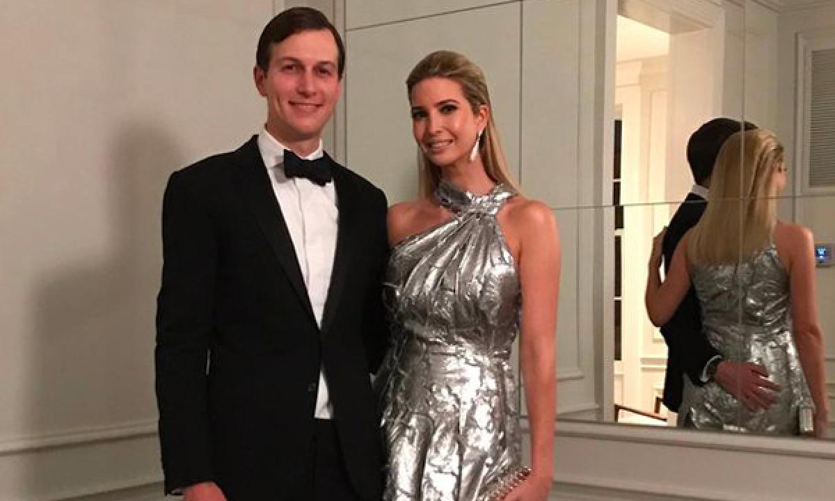 Ivanka Trump being criticised for wearing expensive gown on protest night