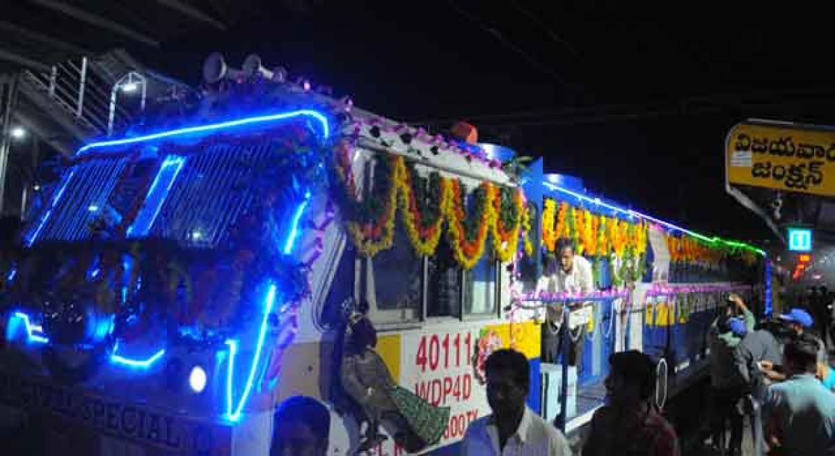 New Vijayawada-Secunderabad Express flagged off