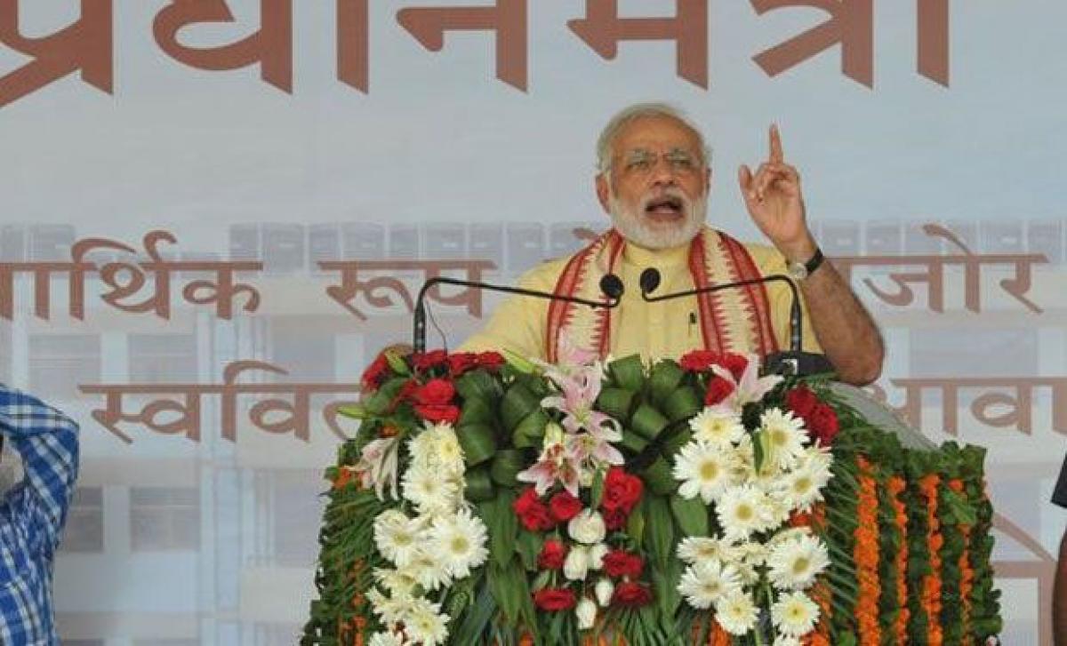 40 MPs conspiring to hamper countrys development’: Narendra Modi targets Congress