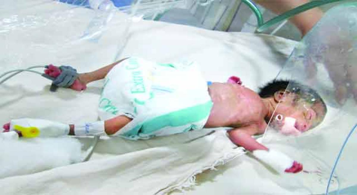 Hans helps shift newborn to Hyderabad for treatment