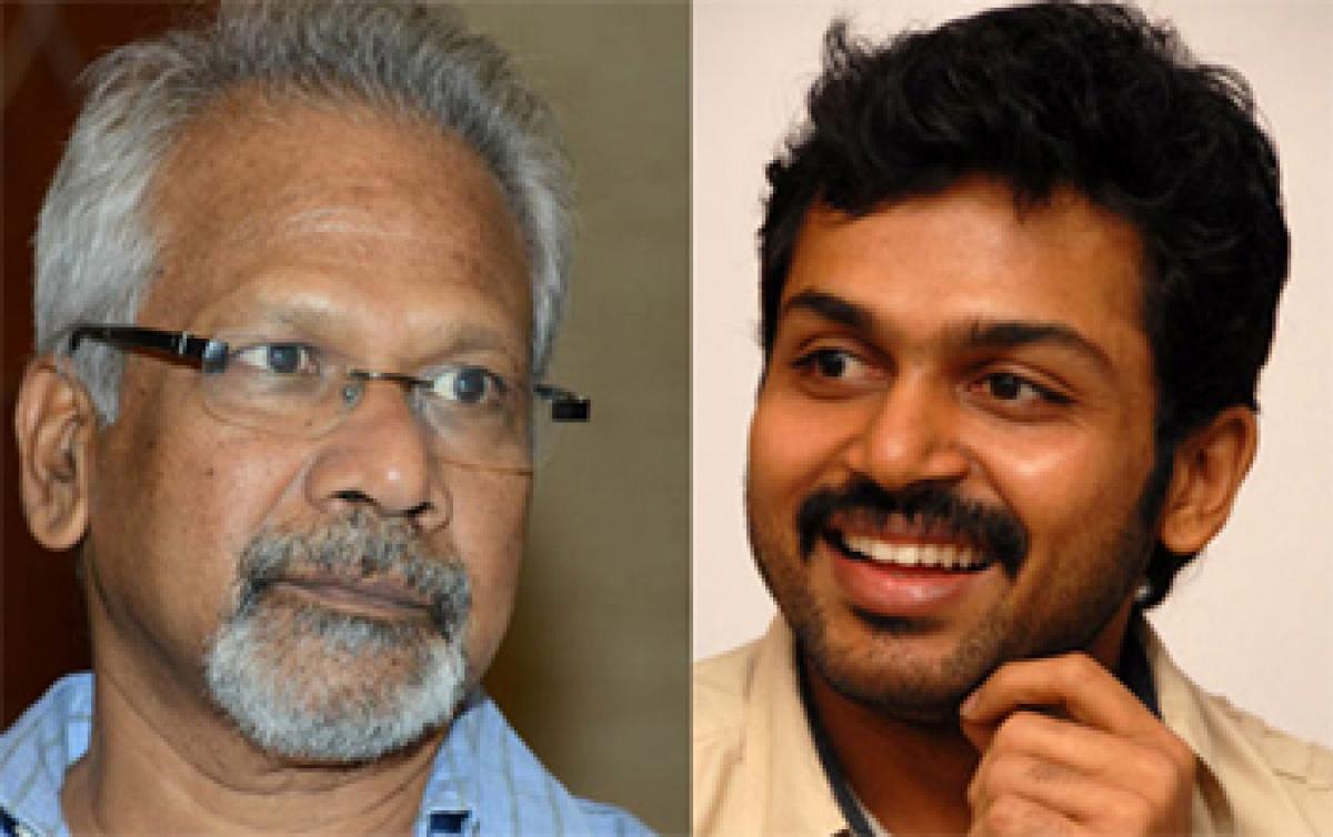 Karthi learning pilot skills for Maniratnams next