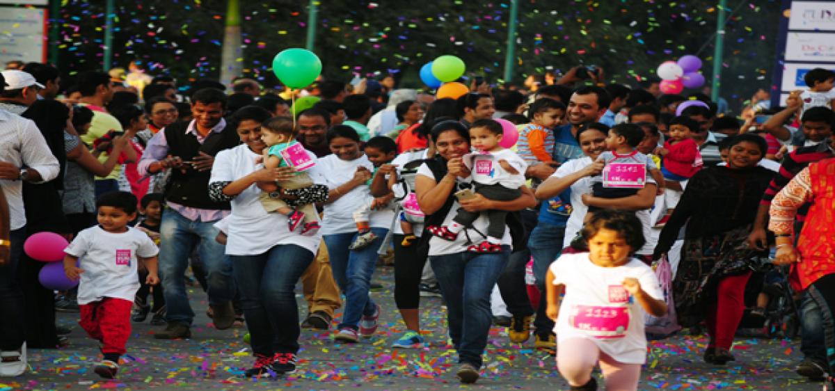 First edition of Hyderabad Kids Run a huge hit