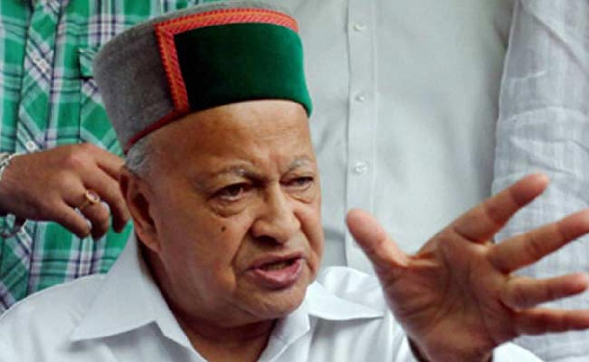 Himachal Pradesh Chief Minister Virbhadra Singh Appears Before Enforcement Directorate