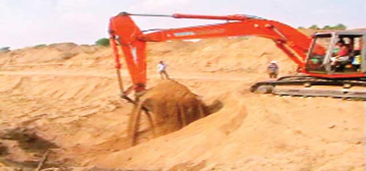 Illegal sand mining going on unabated