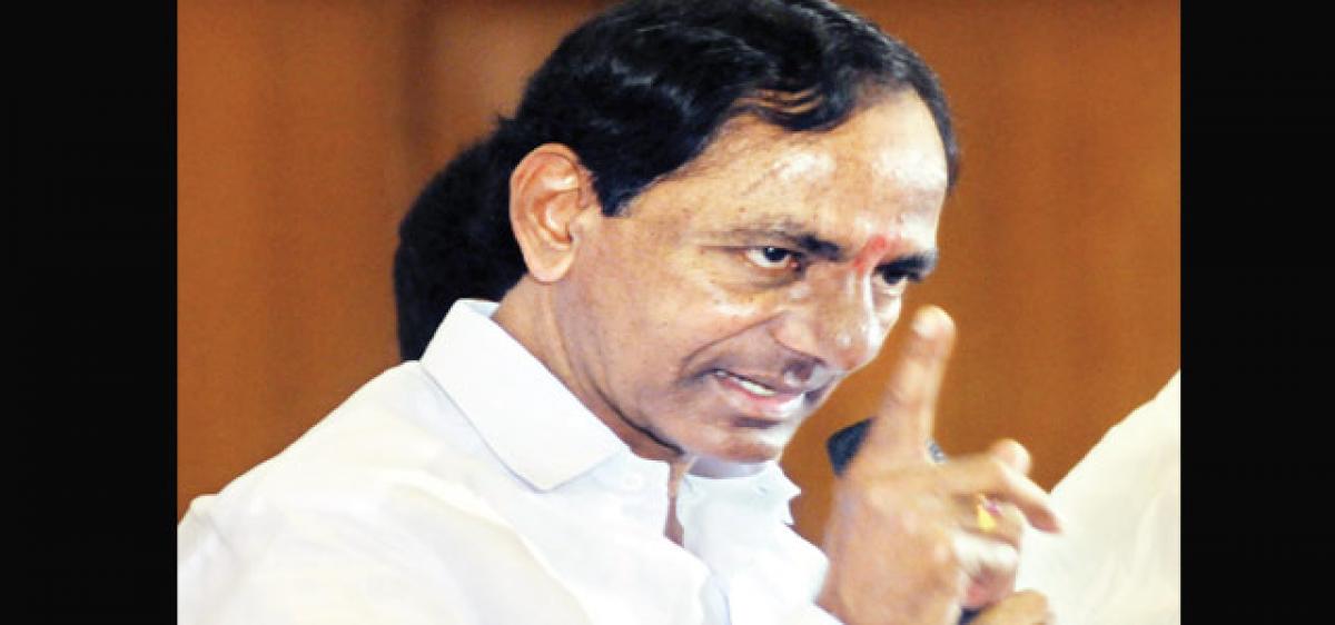 Fill potholes by June 1 or face action: KCR to babus