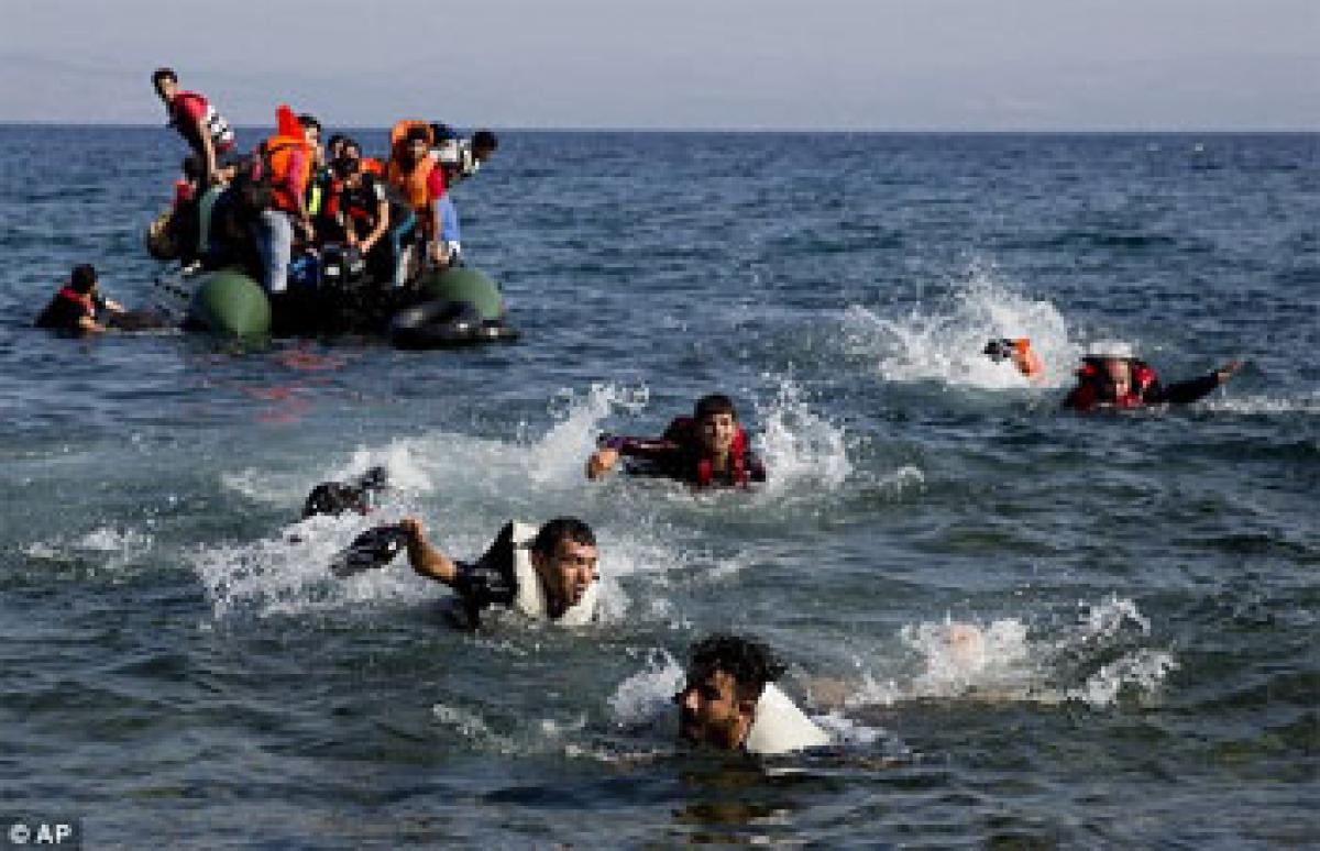 13 migrants die as boat drowns off Greek island