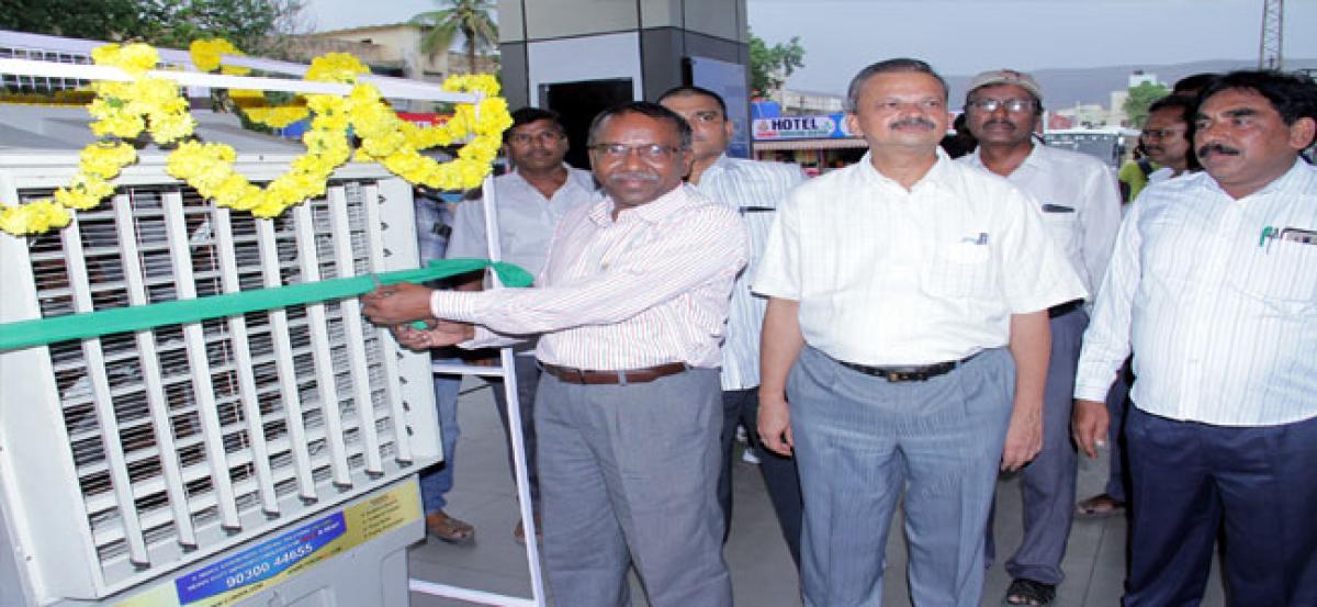 Coolers inaugurated at RTC bus station
