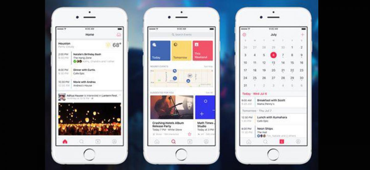 Facebook starts standalone app for event seekers 