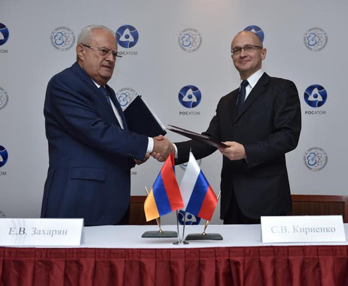 Russia, Armenia agree to barter information related on nuclear and radiation safety