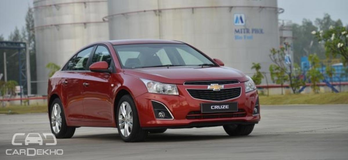Chevrolet Recalls Cruze For Engine Stalling Issue