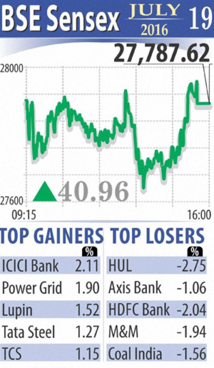 Banking stocks drive markets up 