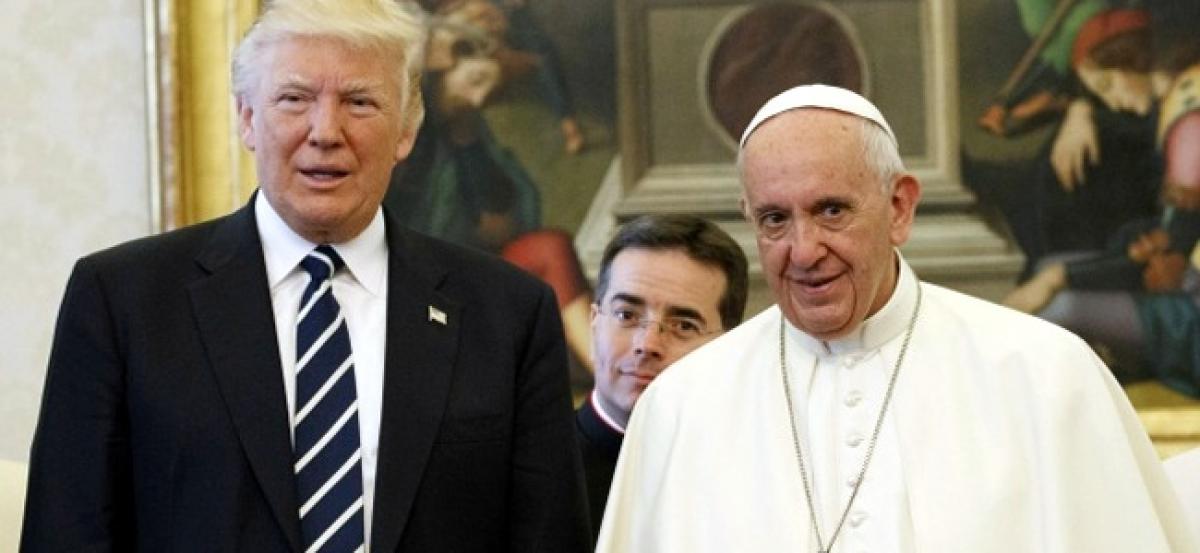 Donald Trump meets Pope Francis in Vatican, vows not to forget his message