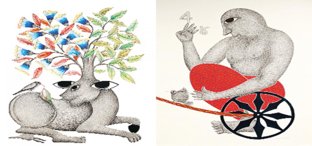 Gond art finding its way