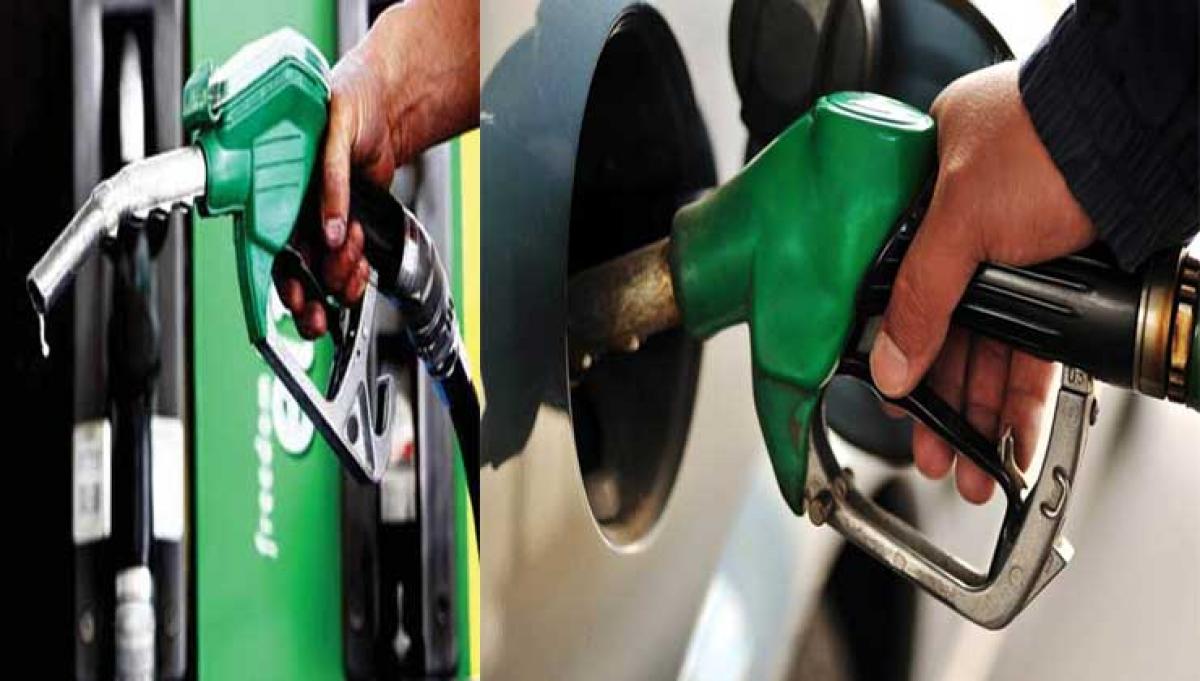 Petrol cut by Rs.2 a litre, diesel by 50 paise