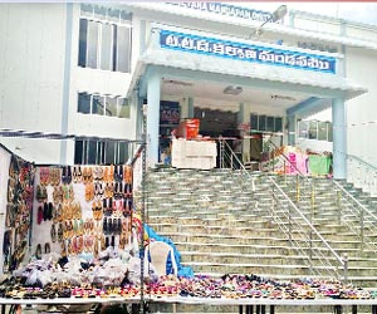 Footwear sold at TTD Mandapam