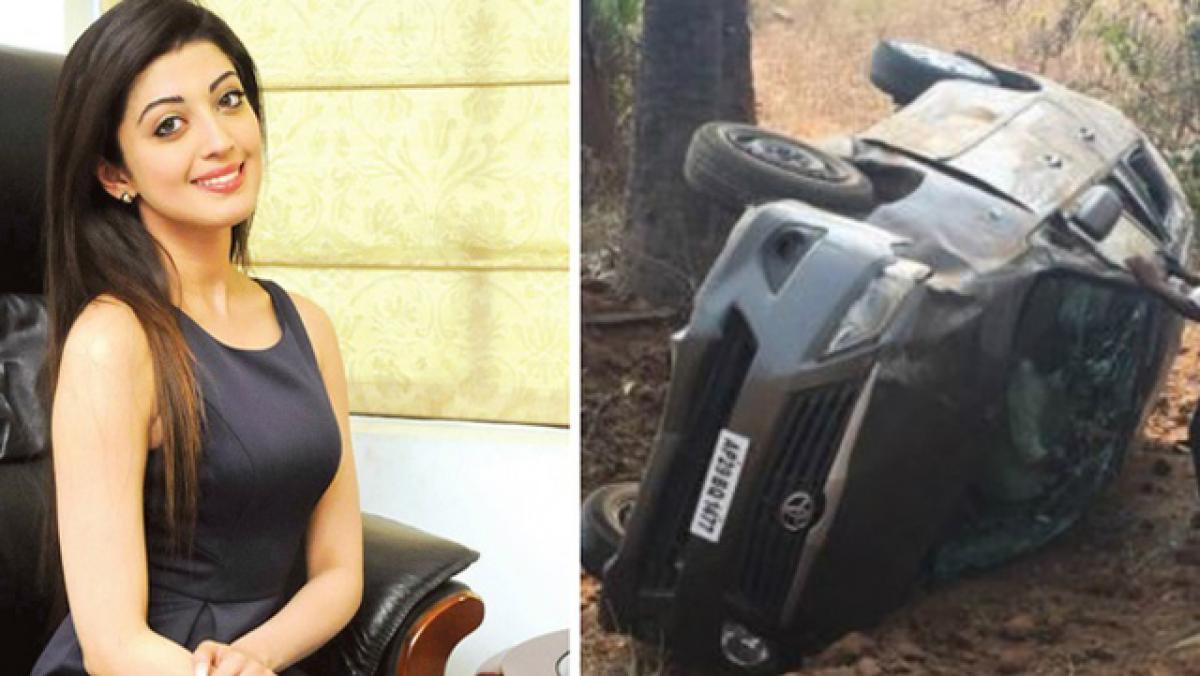 How Pranitha survived road mishap in Nalgonda