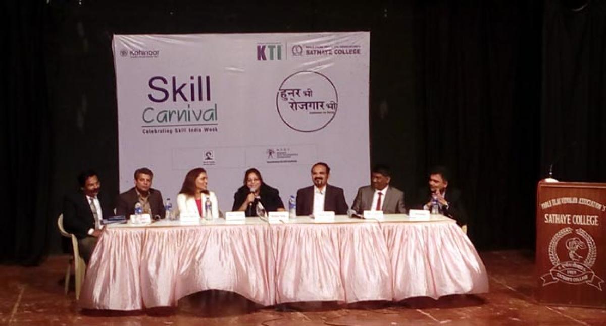 KTI & Sathaye College Celebrates ‘Skill India Week’ On The Occasion Of World Youth Skills Day