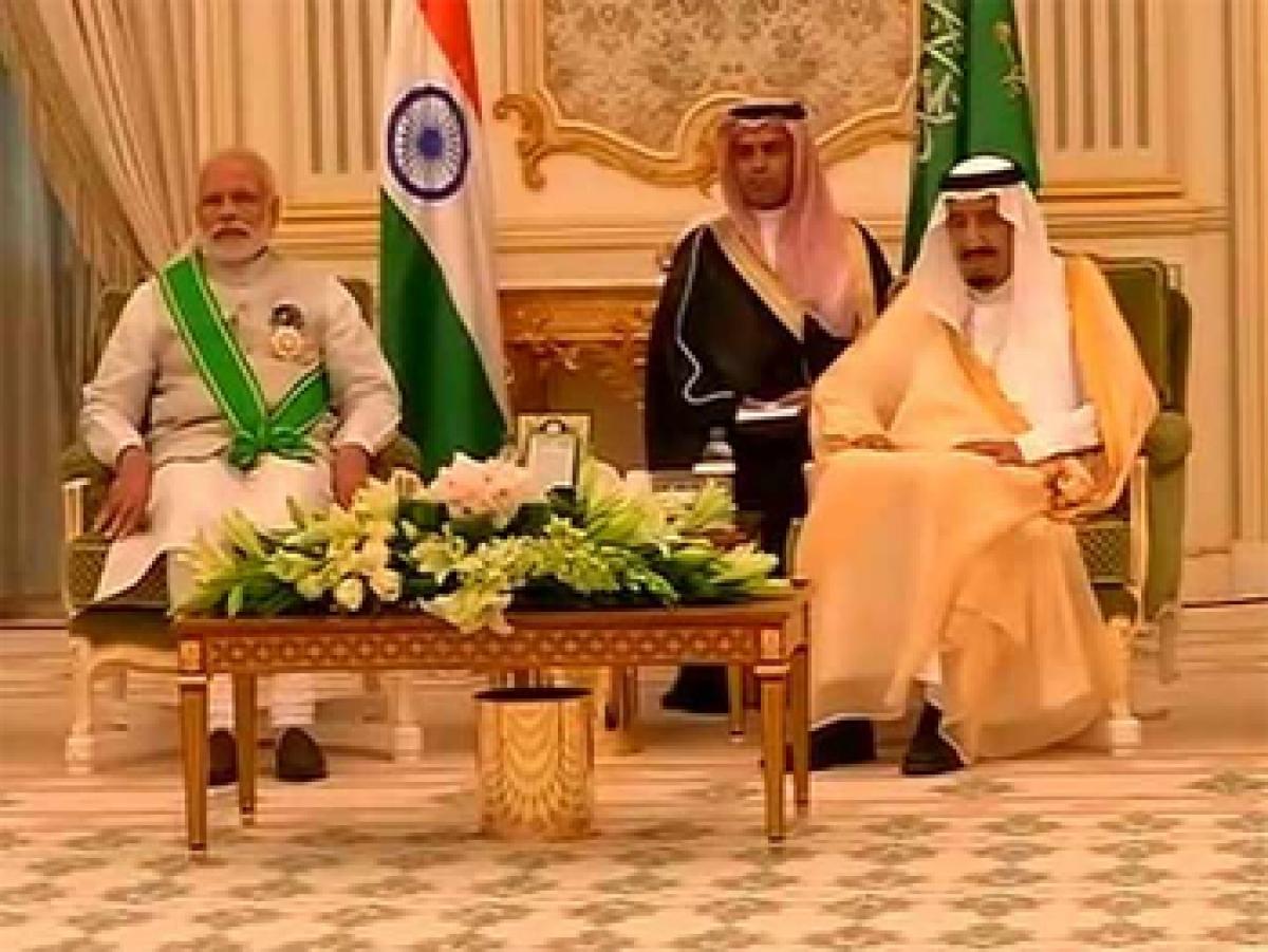 Saudi King glad to coordinate with India in combating terror