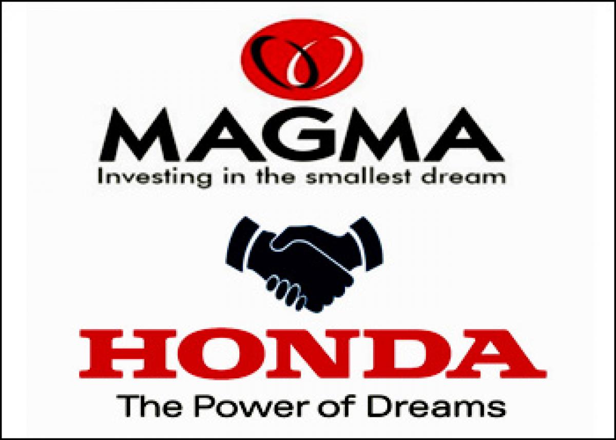 Honda Cars India ties - up with Magma Fincorp Limited for car finance