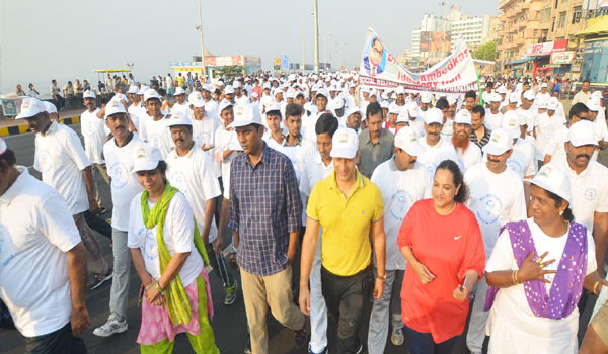 Collector flags off Ambedkar Ideology Run