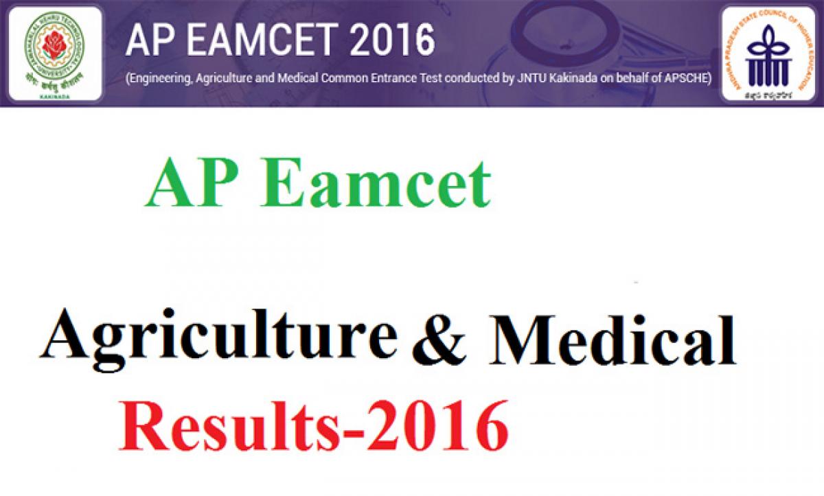 AP EAMCET Medicine Results declared