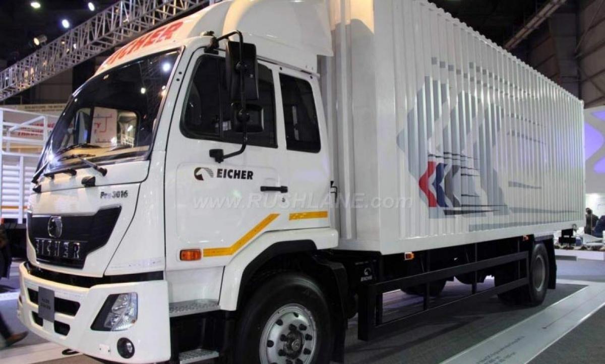 Eicher Pro and Eicher LIVE trucking intelligence features Auto Expo 2016
