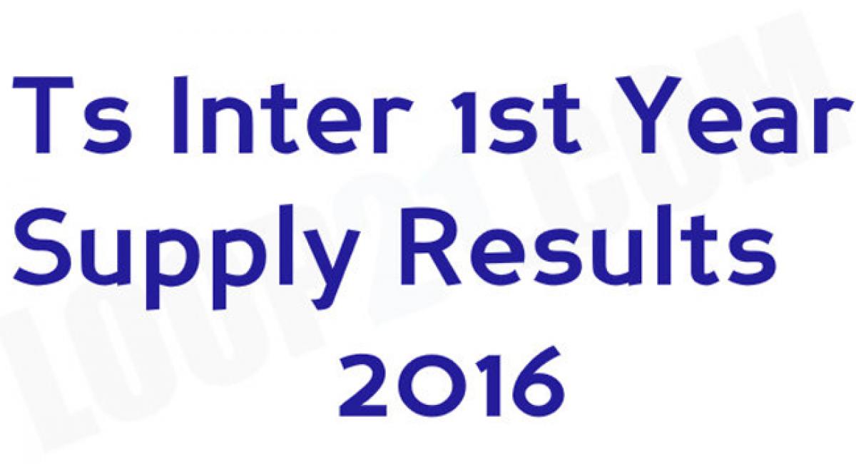 Telangana Inter first year Supplementary results to be released today