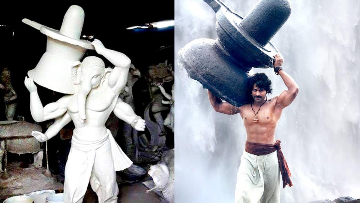 Ganesha idols draw inspiration from Prabhas in Baahubali