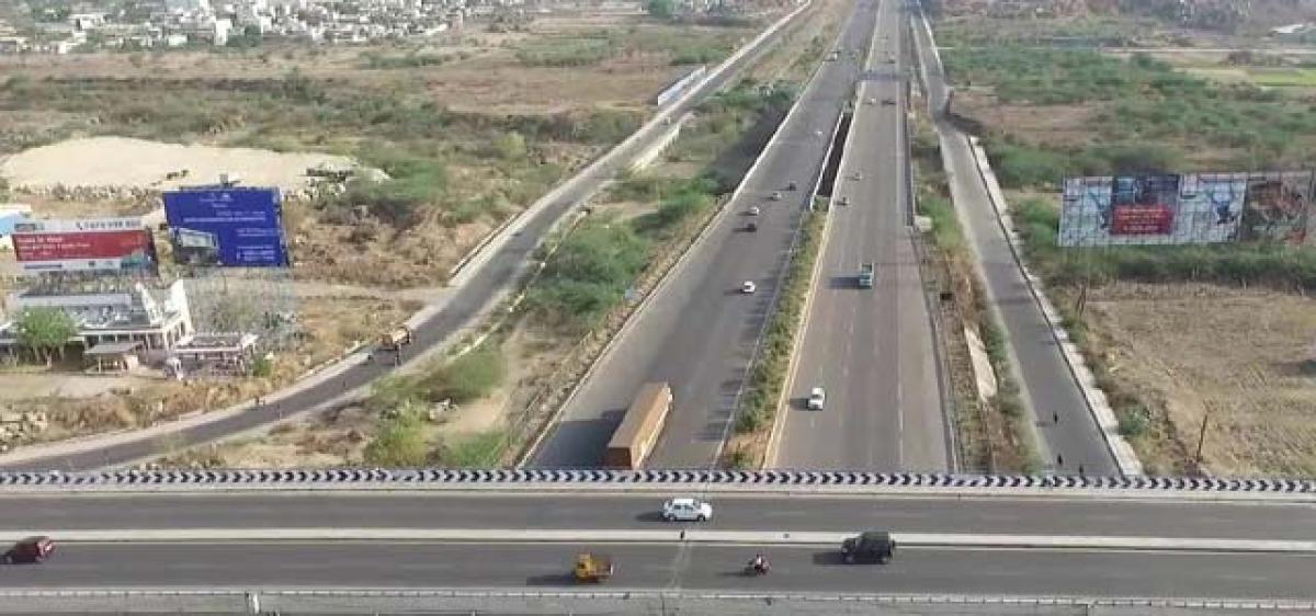 Mallampet entry and exit ramps on ORR inaugurated